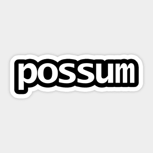 Possum Sticker